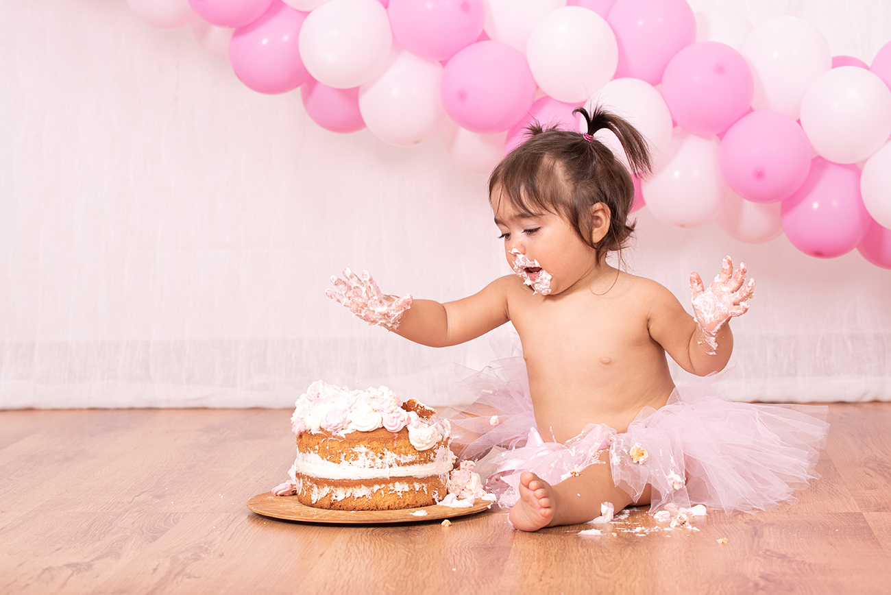 Servizio fotografico bambini smash the cake Lecce