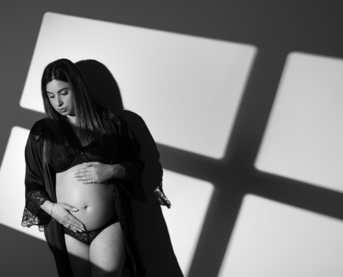 Marco Verri fotografia di gravidanza Monteroni